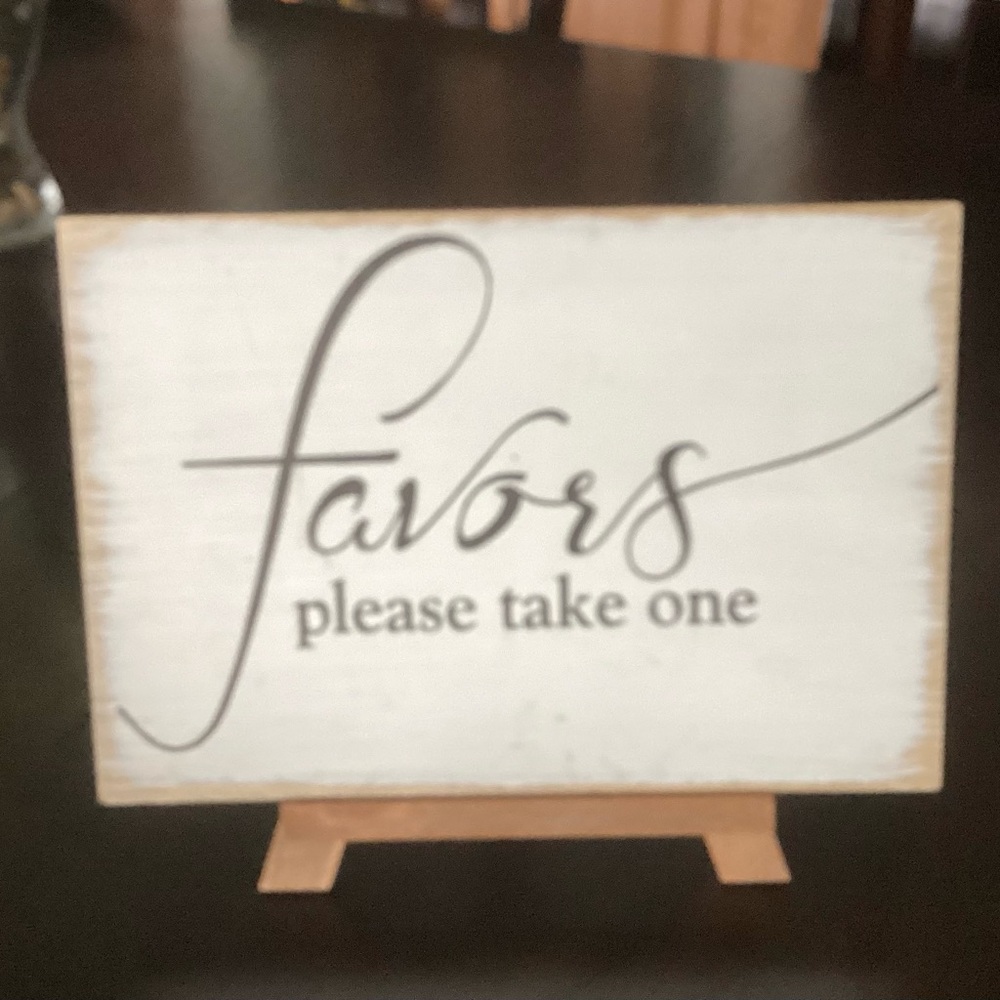 Party Favor Sign